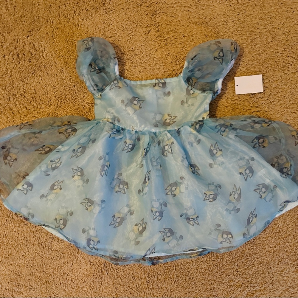 Nwt bluey lace accent twirl dress 2t